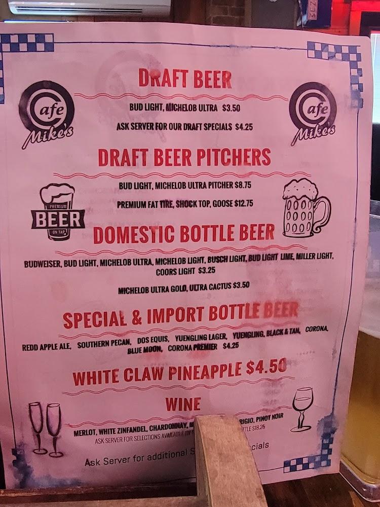 Cafe Mikes Menu image 1
